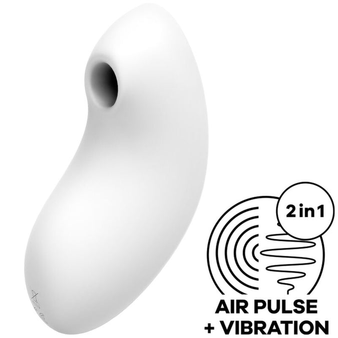 Satisfyer – Vulva Lover 2 Air Pulse Stimulator & Vibrator White