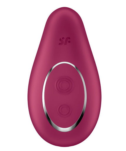SATISFYER - DIPPING DELIGHT LAY-ON VIBRATOR RED