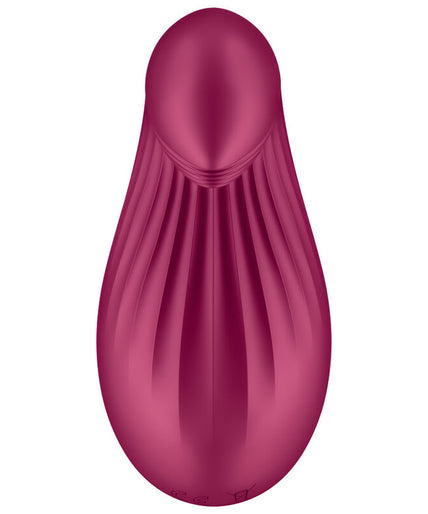 SATISFYER - DIPPING DELIGHT LAY-ON VIBRATOR RED