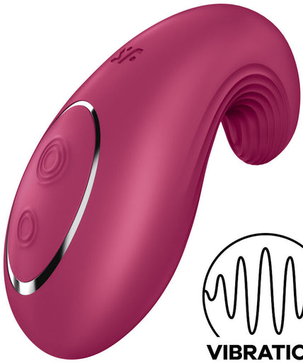 SATISFYER - DIPPING DELIGHT LAY-ON VIBRATOR RED