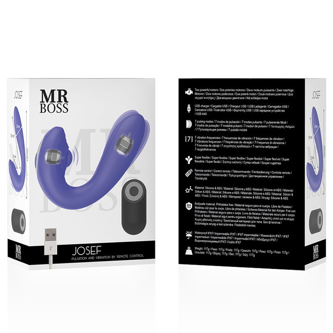 Mr Boss – Josef Pulsation & Vibration Remote Control for Couples