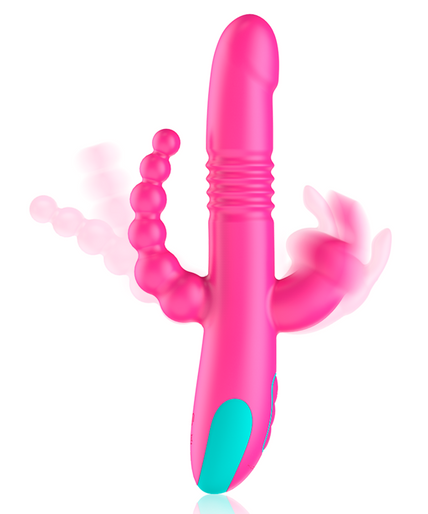 HAPPY LOKY - DONALD TRIPLE STIMULATION: ANAL, G-SPOT & CLITORIS + WATCHME REMOTE CONTROL