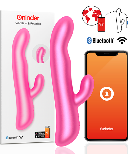 ONINDER - OSLO VIBRATION & ROTATION PINK - FREE APP