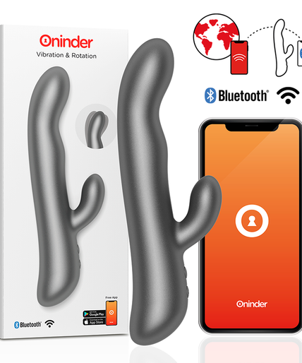 ONINDER - OSLO VIBRATION & ROTATION BLACK - FREE APP