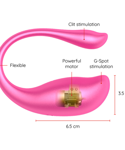 ONINDER - NAIROBI VIBRATING EGG PINK - FREE APP