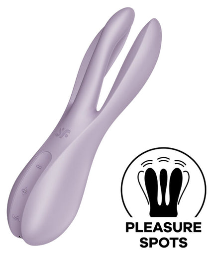 SATISFYER - THREESOME 2 VIBRATOR VIOLET