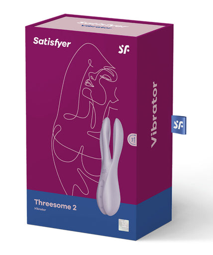SATISFYER - THREESOME 2 VIBRATOR VIOLET