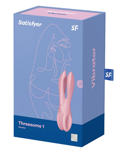 SATISFYER - THREESOME 1 VIBRATOR PINK