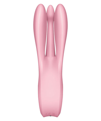 SATISFYER - THREESOME 1 VIBRATOR PINK