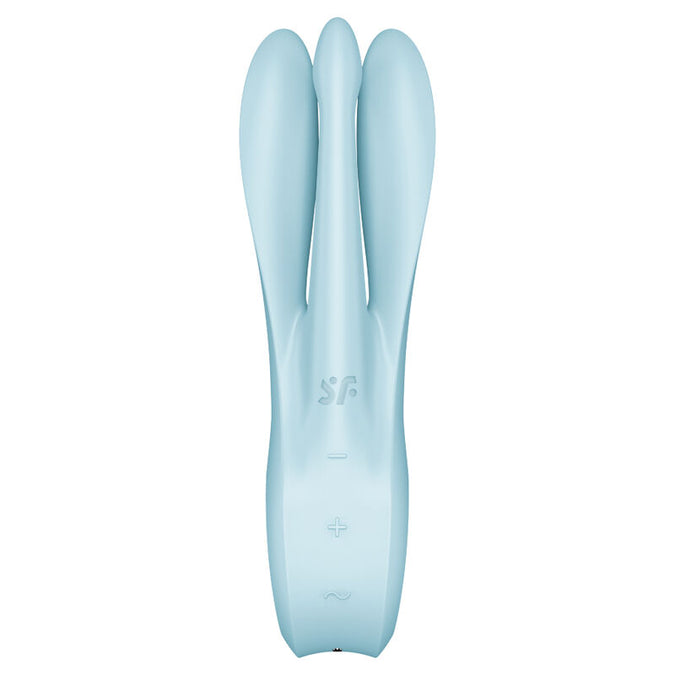 SATISFYER - THREESOME 1 VIBRATOR BLAUW