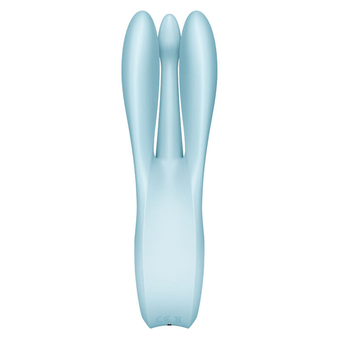SATISFYER - THREESOME 1 VIBRATOR BLAUW