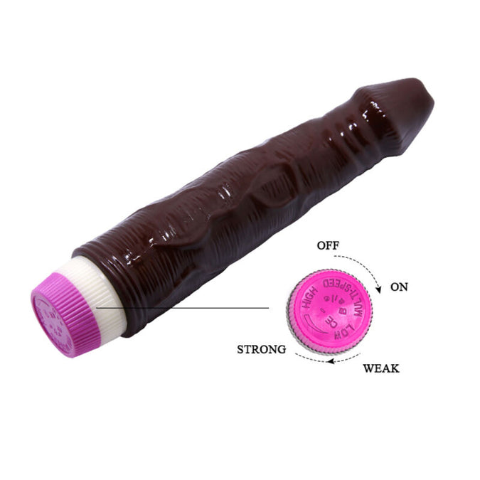BAILE - WAVES OF PLEASURE VIBRATOR 23 CM BRUIN