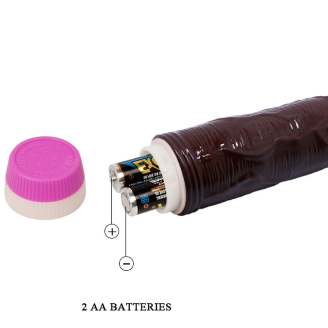 BAILE - WAVES OF PLEASURE VIBRATOR 23 CM BRUIN