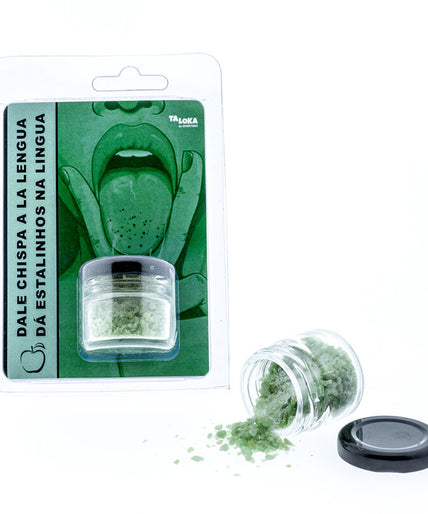 TALOKA - SPRANKELEND VOOR DE TONG! GROENE APPEL MAGISCHE KUSJES
