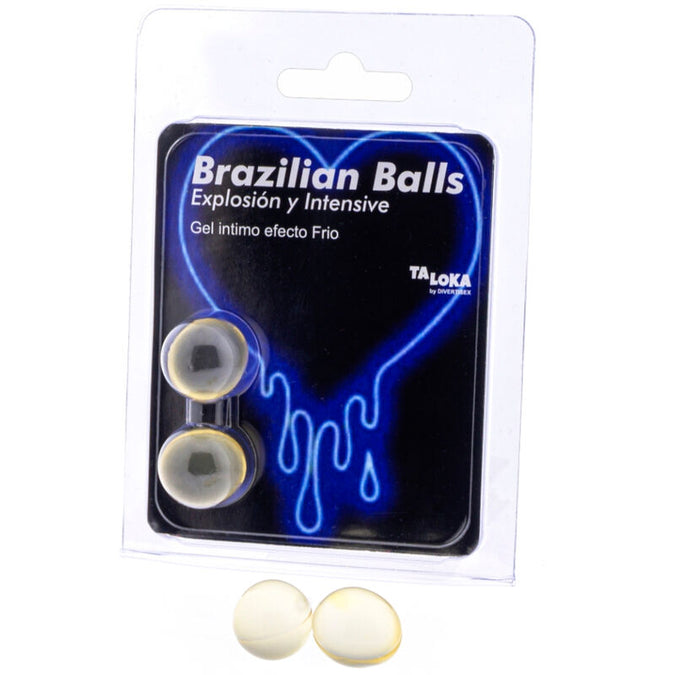 Taloka – 2 Brazilian Balls Cold & Vibration Effect Exciting Gel