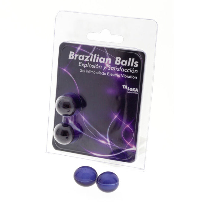 Taloka – 2 Brazilian Balls Electric Vibrating Effect Exciting Gel