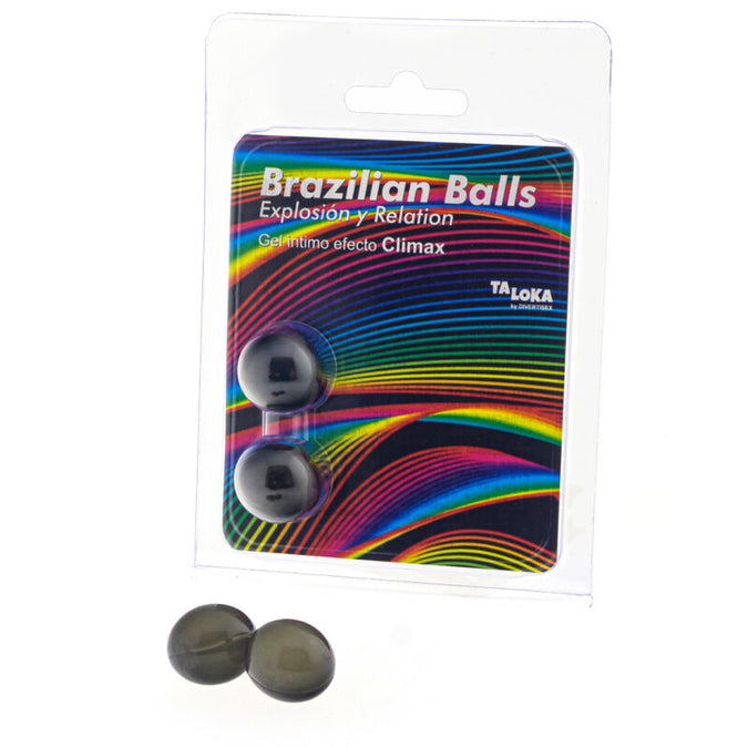Taloka – 2 Braziliaanse ballen met climax-effect opwindende gel