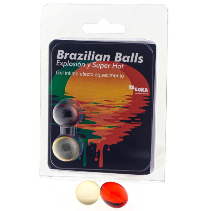 Taloka – 2 Brazilian Balls Super Heiß Effekt Erregendes Gel