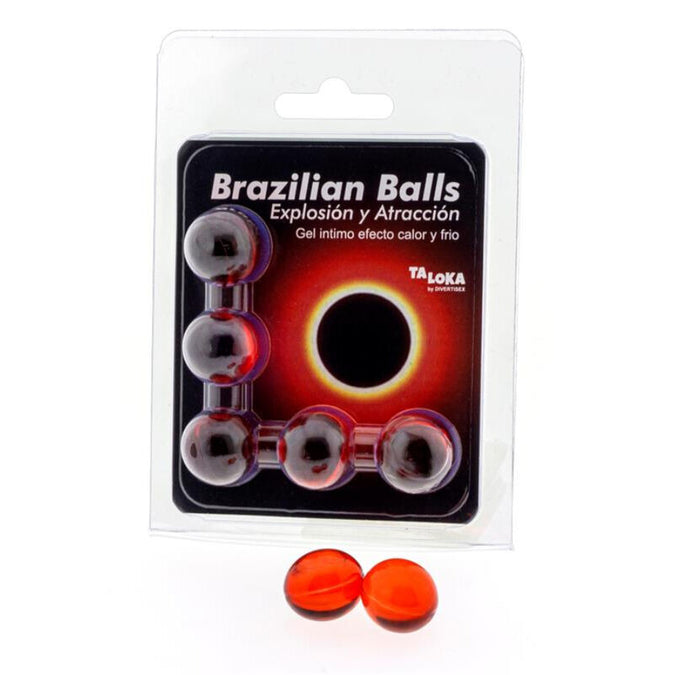 Taloka – 5 Brazilian Balls Hot & Cold Effect Exciting Gel