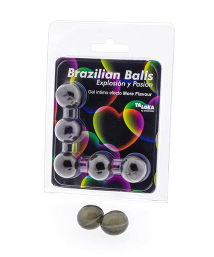 TALOKA - 5 BRAZILIAANSE BALLEN MEER SMAAK EFFECT OPWINDENDE GEL