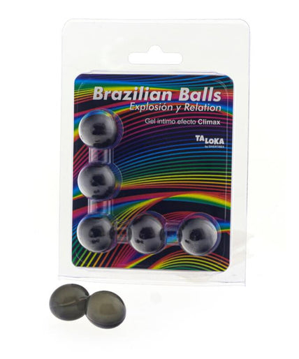 TALOKA - 5 BRAZILIAANSE BALLEN CLIMAX EFFECT OPWINDENDE GEL