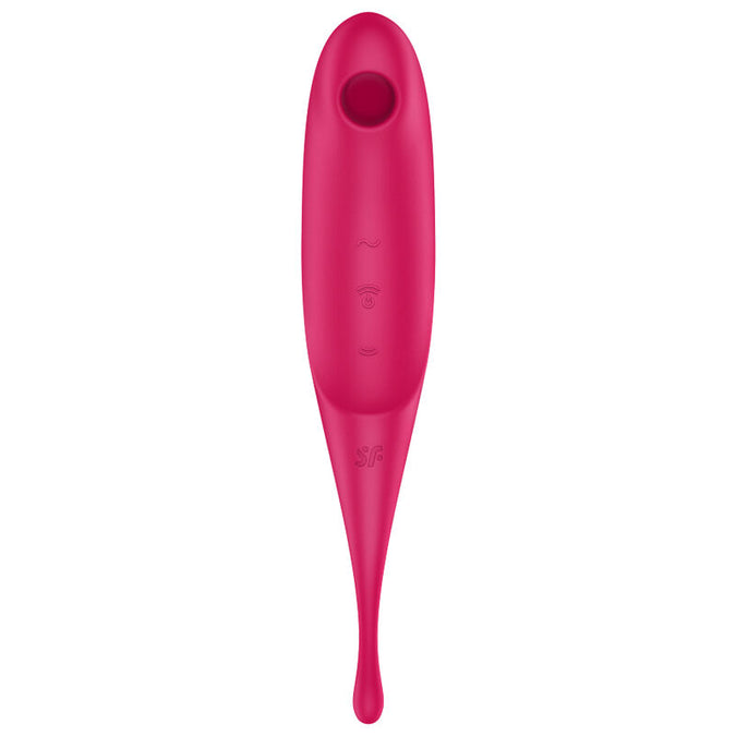 SATISFYER - TWIRLING PRO AIR PULSE STIMULATOR & VIBRATOR ROOD