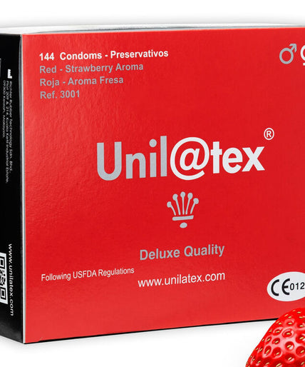 UNILATEX - ROOD / AARDBEI CONSERVERINGSMIDDELEN 144 EENHEDEN