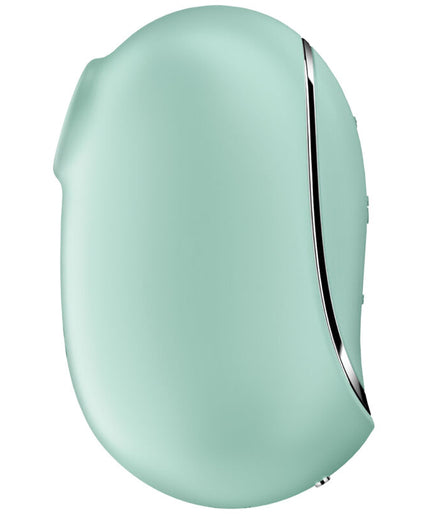 SATISFYER - PRO TO GO 2 DOUBLE AIR PULSE STIMULATOR & VIBRATOR GREEN