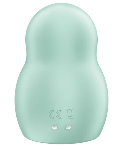 SATISFYER - PRO TO GO 1 DOUBLE AIR PULSE STIMULATOR & VIBRATOR GREEN