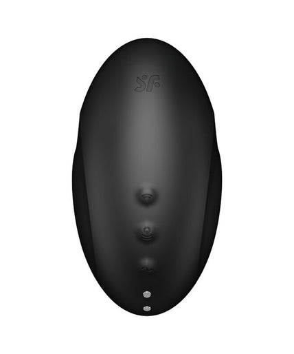 SATISFYER - VULVA LOVER 3 AIR PULSE STIMULATOR & VIBRATOR BLACK