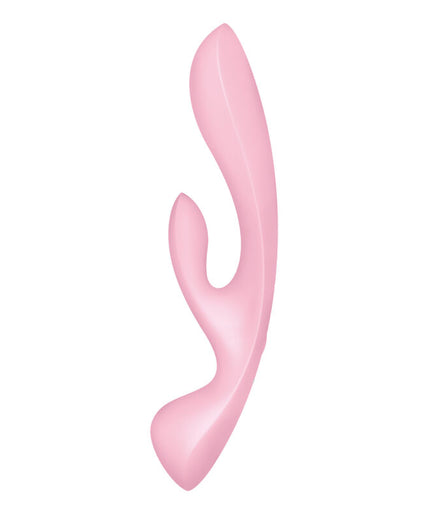 SATISFYER - TRIPLE OH HYBRID VIBRATION PINK
