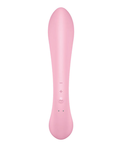 SATISFYER - TRIPLE OH HYBRID VIBRATION PINK