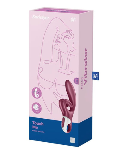 SATISFYER - TOUCH ME RABBIT VIBRATION RED