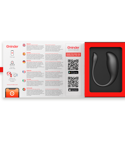 ONINDER - NAIROBI VIBRATING EGG BLACK - FREE APP