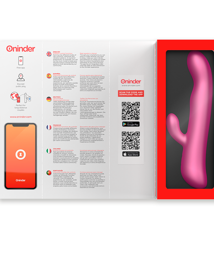 ONINDER - OSLO VIBRATION & ROTATION PINK - FREE APP