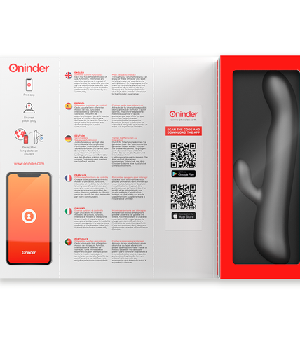 ONINDER - OSLO VIBRATION & ROTATION BLACK - FREE APP