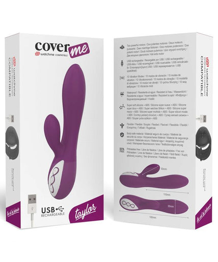 COVERME - TAYLOR VIBRATOR + WATCHME REMOTE CONTROL