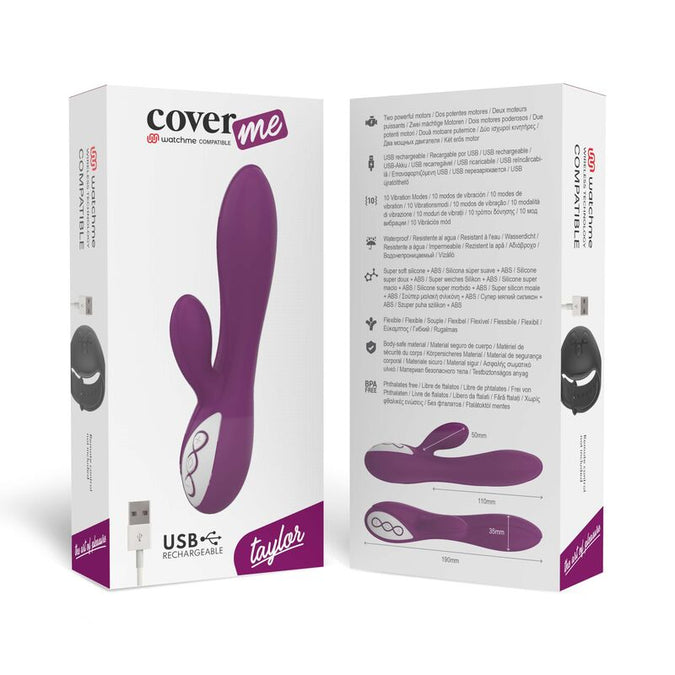 COVERME - TAYLOR VIBRATOR + WATCHME AFSTANDSBEDIENING