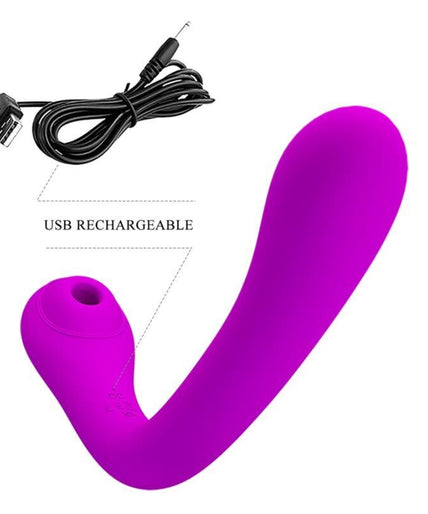PRETTY LOVE - ALEX LILAC VIBRATOR EN KLITORALE ZUIGNAP