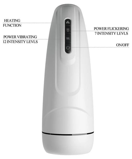 PRETTY LOVE - MARISSA MALE MASTURBATOR VIBRATION, HEAT, VOICE AND SUCTION