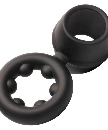 CALEXOTICS - ALPHA DUAL MAGNUM RING BLACK