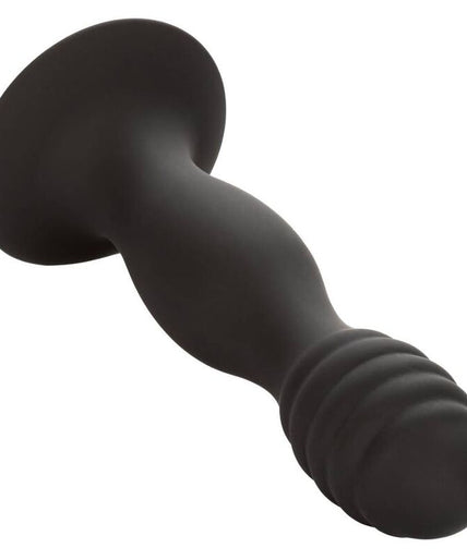 CalExotics – Silicone Ribbed Anal Stud with Suction Cup