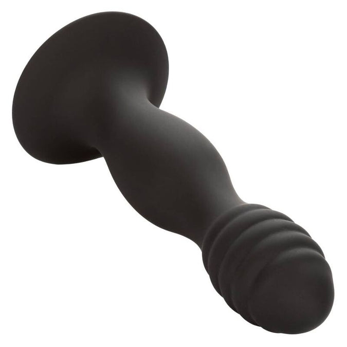 CalExotics – Silicone Ribbed Anal Stud with Suction Cup