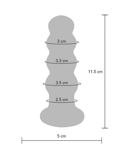 TOYJOY - BUTTOCKS THE RADIANT GLASS BUTTPLUG