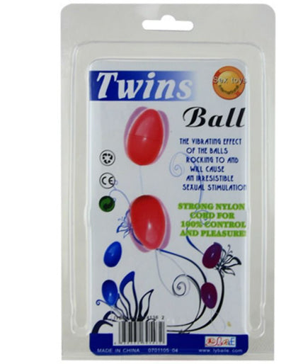 BAILE - TWINS BALLS PINK ANAL BALLS