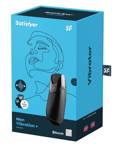 Satisfyer – Men Vibratie+ Zwart