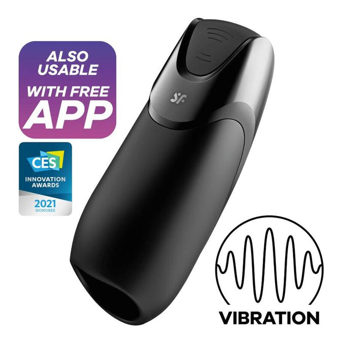 Satisfyer – Men Vibratie+ Zwart