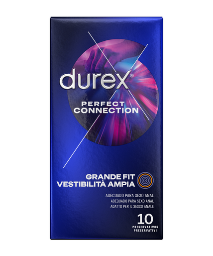 DUREX - PERFECT CONNECTION SILICONE EXTRA GLADHEID 10 STUKS