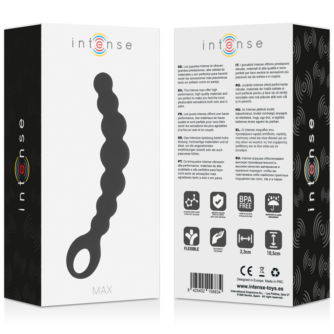Intense – Anale kralen Max Zwart
