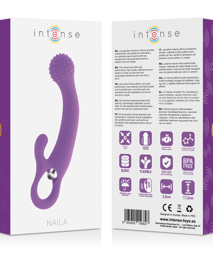 INTENSE - NAILA VIBRATING SILICONE LILAC